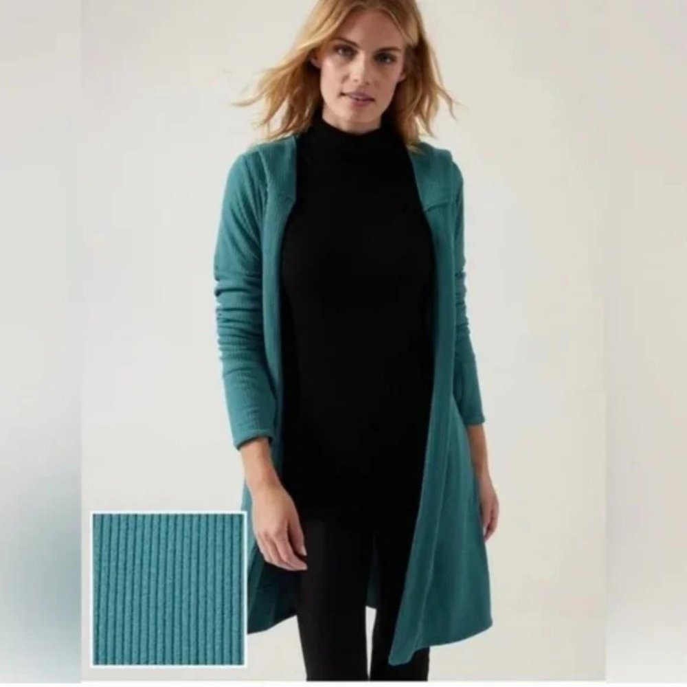 ATHLETA Harmony Pose Wrap Ribbed Cardigan XS